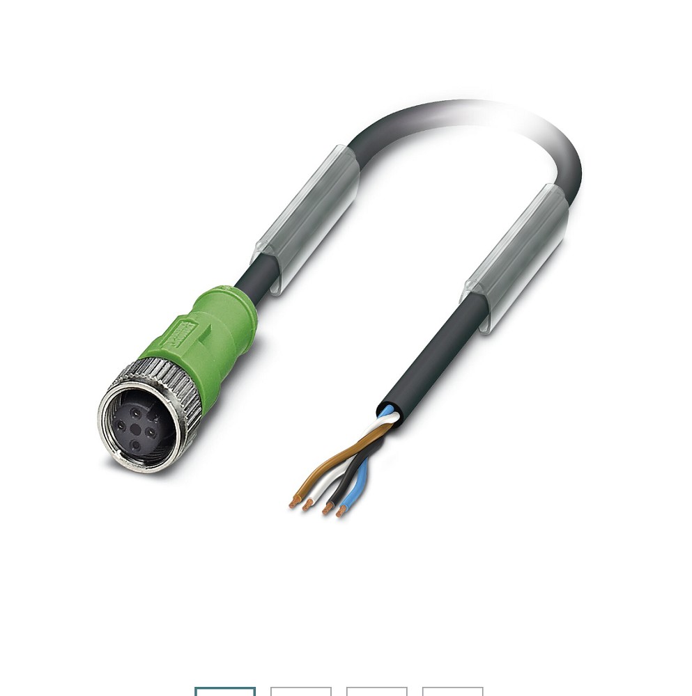 Kabeldose  4Pol M12 gerade 5M